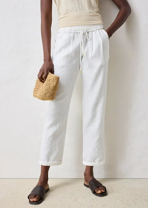 Schlupfhose aus reinem Leinen, bonprix