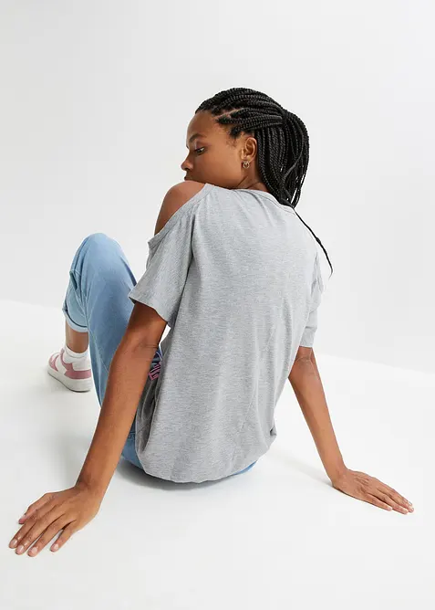 T-shirt avec découpes, bonprix