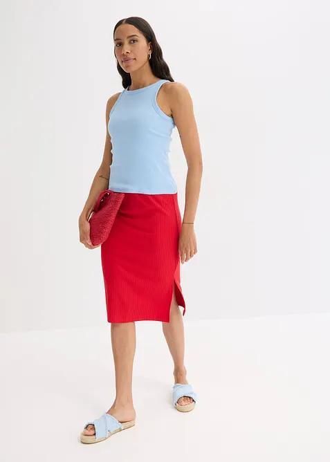 Geripptes Tanktop, bonprix