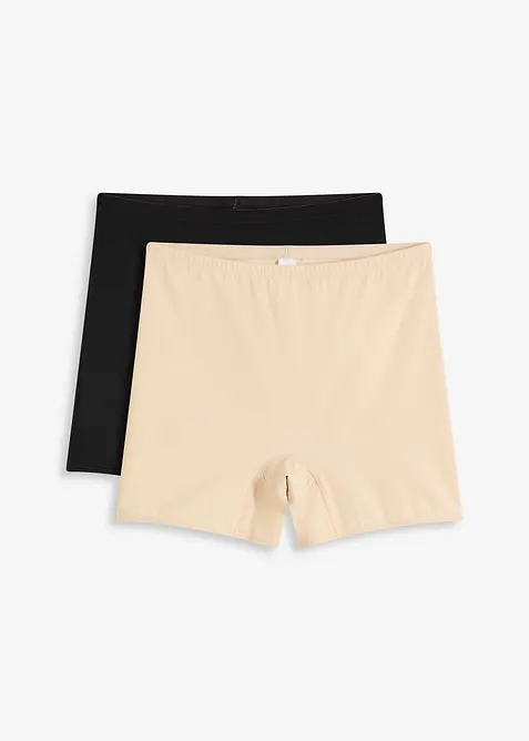 Lot de 2 panties sculptants, maintien modéré, bonprix