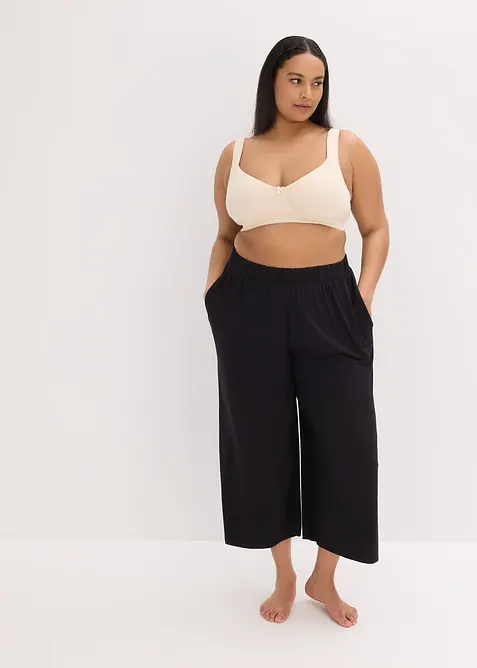 Ungepolsterter T-Shirt BH ohne Bügel mit Bio-Baumwolle (2er Pack), bonprix