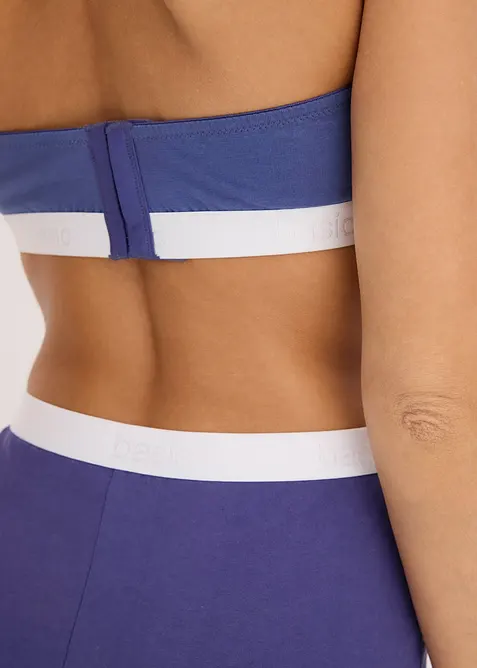 Bandeau-BH&nbsp;mit Bio-Baumwolle  (2er Pack), bonprix