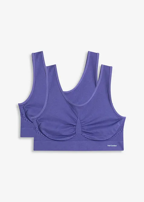 Feel Comfort Seamless Bustier (2er Pack), bonprix