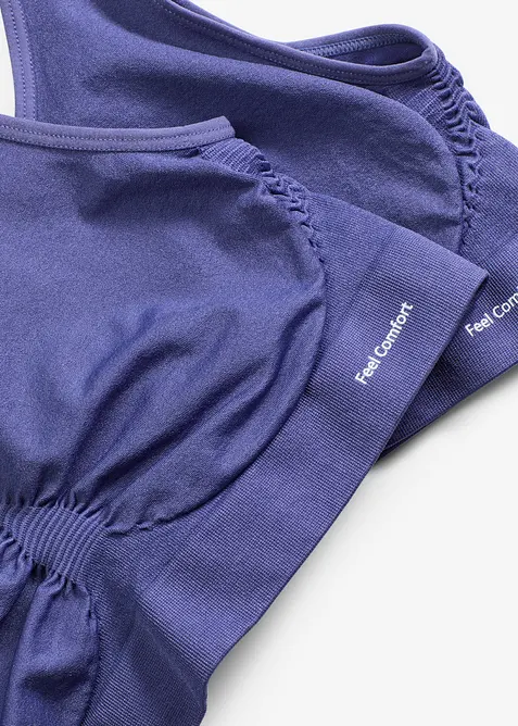 Feel Comfort Seamless Bustier (2er Pack), bonprix