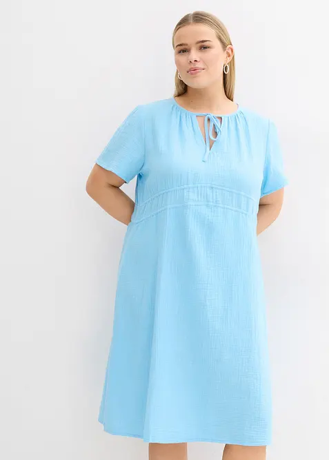 Robe-tunique en gaze de coton, bonprix