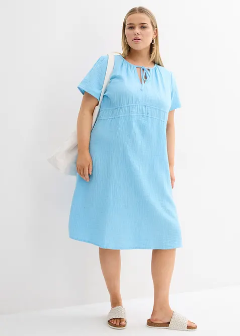 Robe-tunique en gaze de coton, bonprix