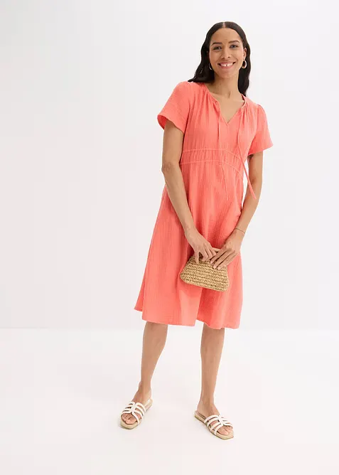 Tunika-Kleid aus Musselin, bonprix