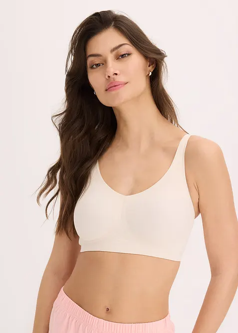 Soutien-gorge moulé Feel Comfort, rembourré, sans armatures, découpes laser, bonprix