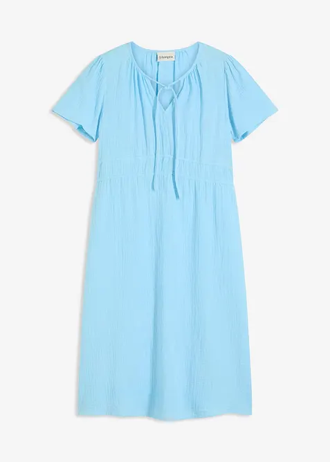 Robe-tunique en gaze de coton, bonprix