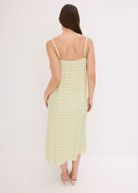 Midikleid mit Rüsche, bonprix