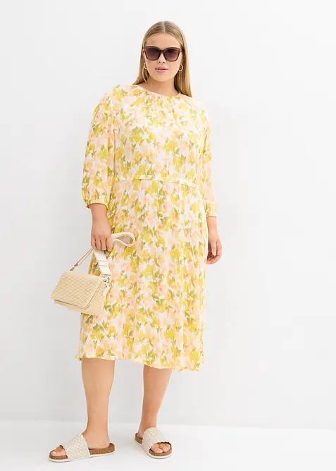 Robe en crépon de viscose, bonprix