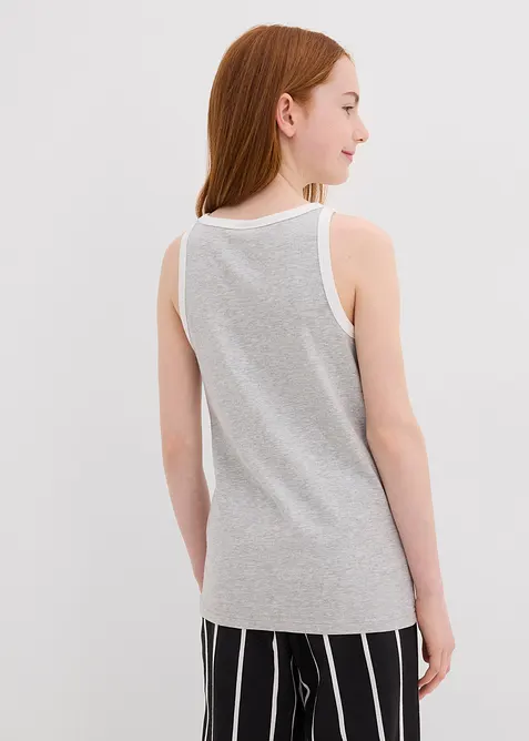 Lot de 3 tops en coton, bonprix