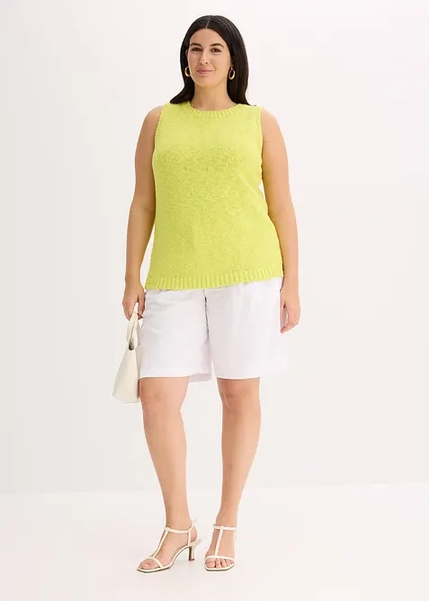 Short léger en lin mélangé, bonprix