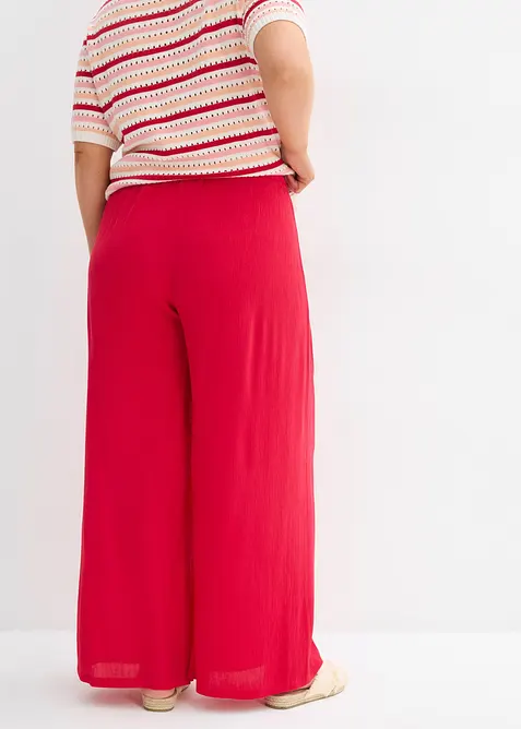 Pantalon large en viscose fine, bonprix