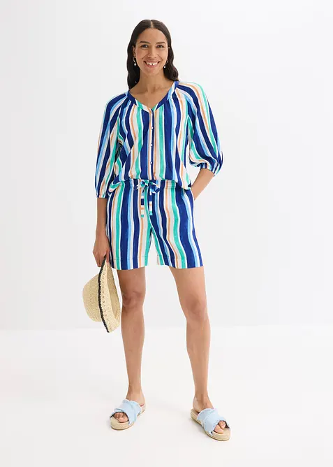 Short à taille élastiquée en viscose, bonprix