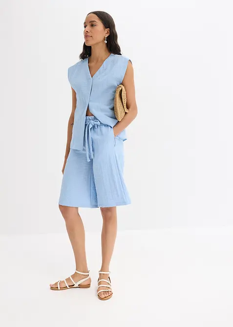 Schlupf-Bermuda aus Viskose-Mix, bonprix