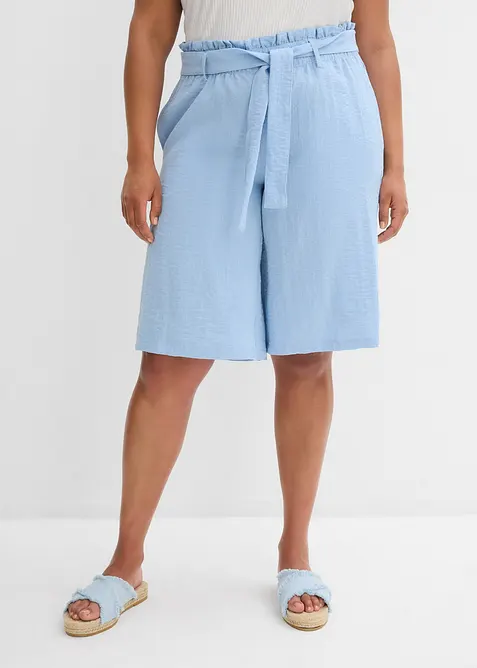 Bermuda fluide en viscose mélangée, taille élastiquée, bonprix