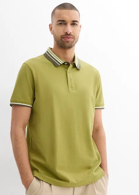 Polo en maille piqu&eacute;e 100% coton, bonprix