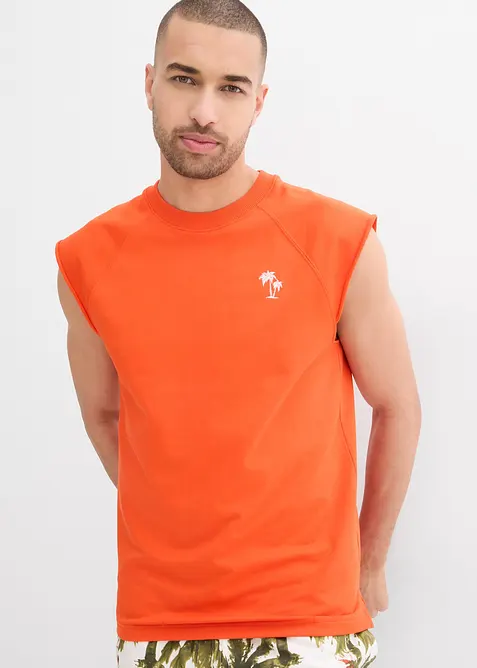 Sweat sans manches 100% coton, bonprix