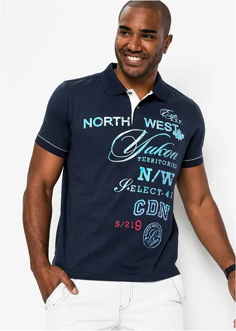 Poloshirt, Kurzarm aus Jersey, bonprix