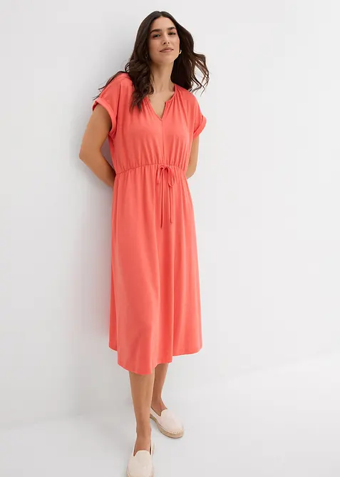 Robe en jersey de viscose m&eacute;lang&eacute;e, bonprix