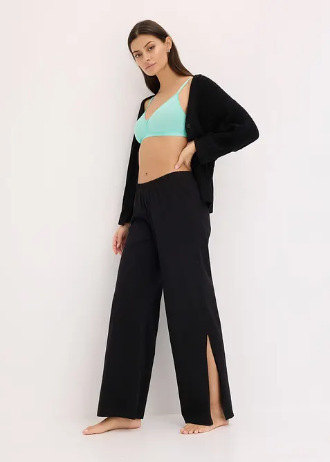 Lot de 3 soutiens-gorge coton sans armatures, bonprix