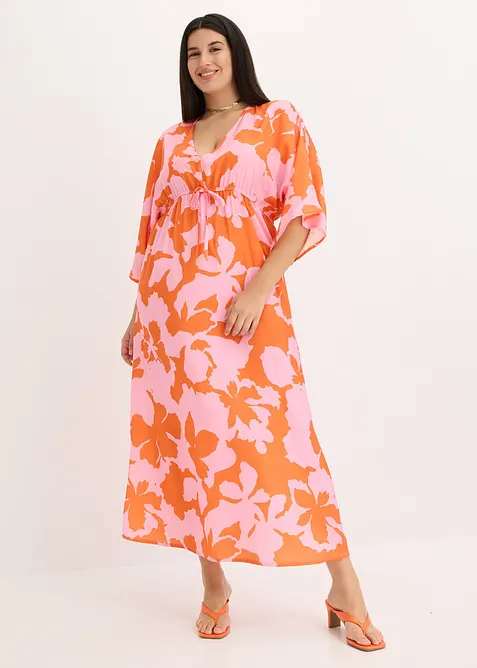 Maxikleid aus fließendem Satin, bonprix