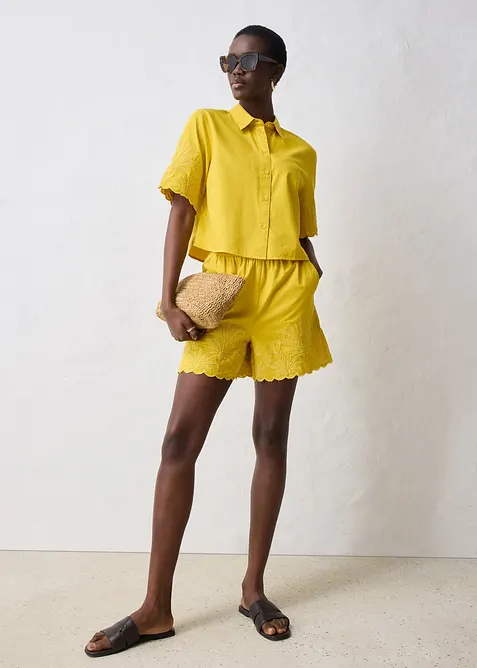 Chemisier court avec soie, bonprix