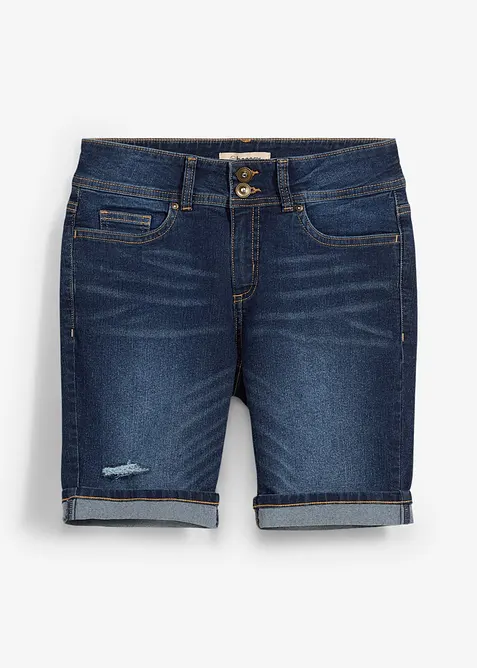 Bermuda en jean, taille mi-haute, bonprix