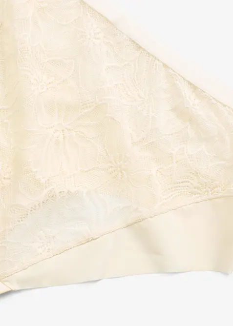 Culotte Maxi avec dentelle, découpes laser, bonprix