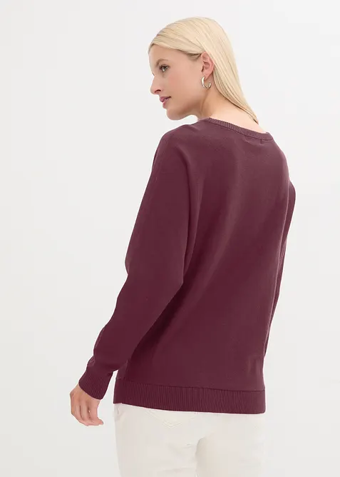 Pullover mit Fledermausärmeln, bonprix