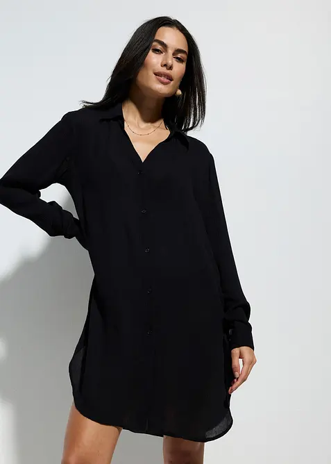 Robe-chemise de plage en viscose fluide, bonprix