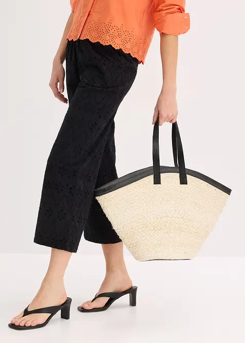 Cabas en paille, bonprix