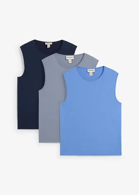Muskelshirt (3er-Pack), bonprix