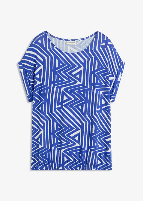 T-shirt fluide et oversize en viscose extensible, bonprix