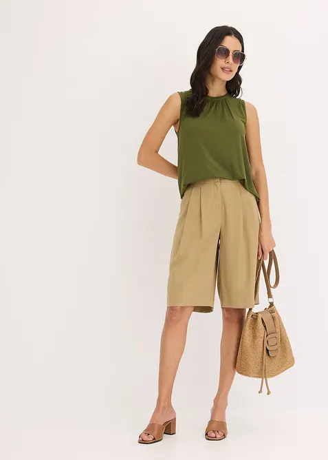 Blouse sans manches en jersey, bonprix