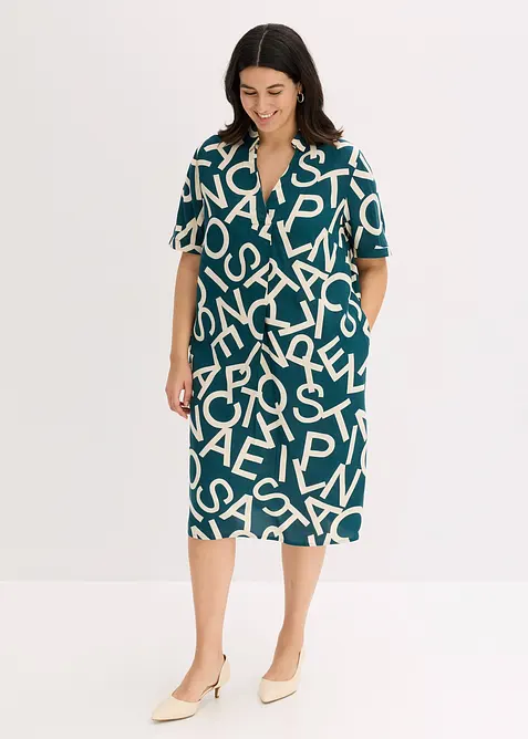 Kleid aus flie&szlig;ender Viskose, bonprix