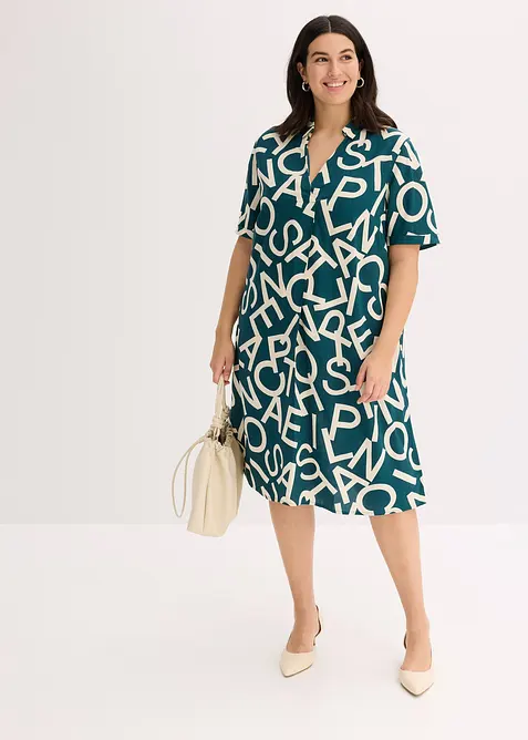 Kleid aus flie&szlig;ender Viskose, bonprix