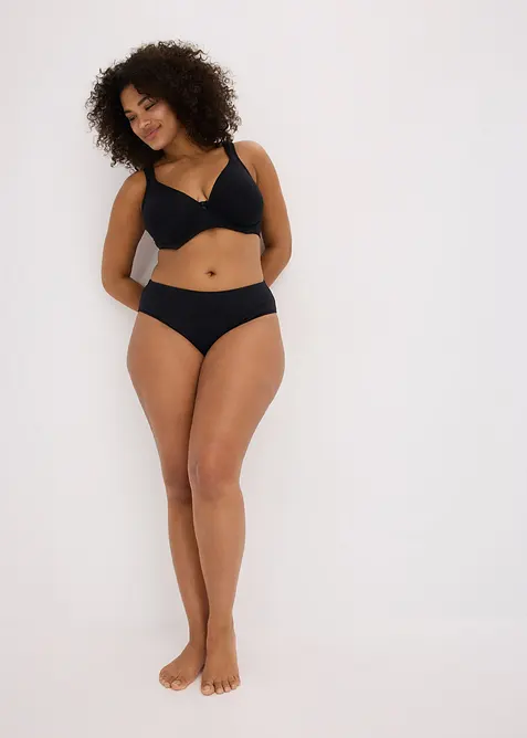 Soutiens-gorge minimiseurs moul&eacute;s &agrave; armatures en coton (lot de 2), bonprix