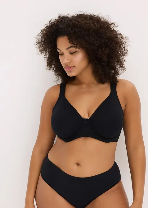 Soutiens-gorge minimiseurs moulés à armatures en coton (lot de 2), bonprix