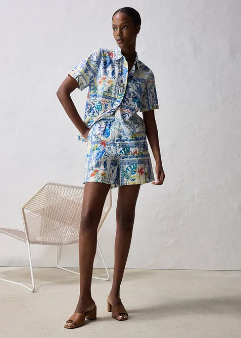 Shorts mit Seidenanteil, bonprix