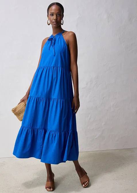 Kleid mit Seidenanteil, bonprix