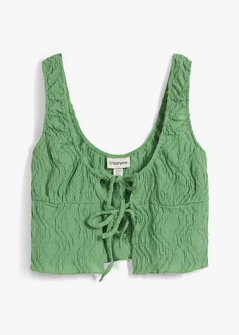 Top texturé à nouettes, bonprix