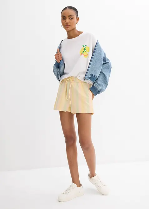 Oversize-Shirt aus reiner Bio-Baumwolle, bonprix