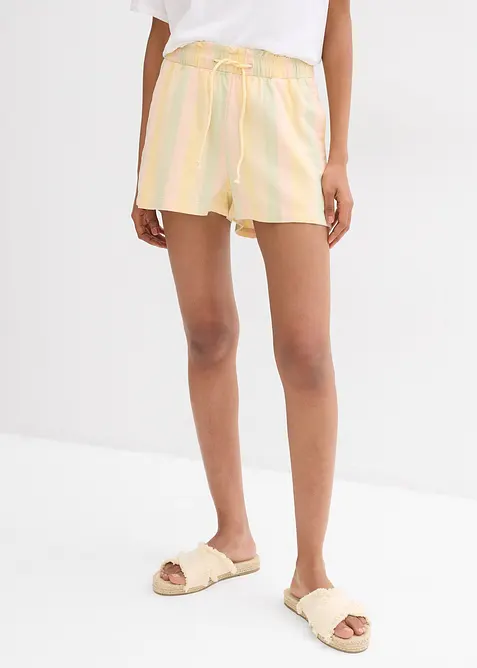 Short léger avec du lin, bonprix