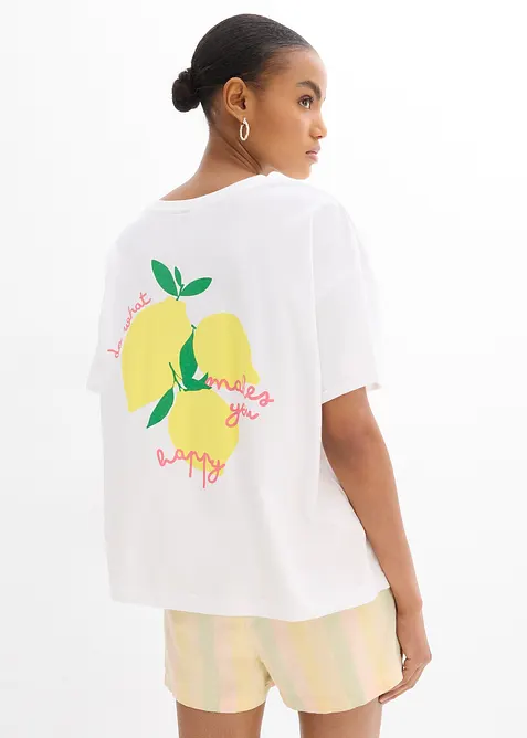 Oversize-Shirt aus reiner Bio-Baumwolle, bonprix