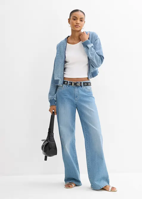 Figurbetontes T-Shirt aus reiner Bio-Baumwolle, bonprix