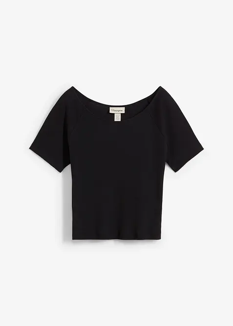 Figurbetontes T-Shirt aus reiner Bio-Baumwolle, bonprix