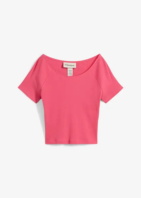 T-shirt ajusté 100% coton, bonprix