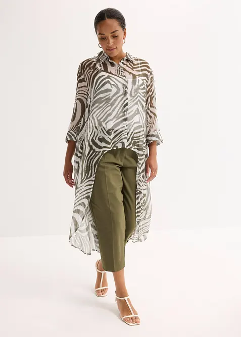 Chemisier long en crêpe, bonprix